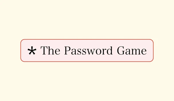 The Password Game — project artwork